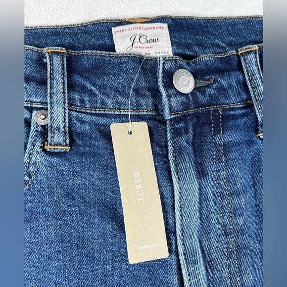 NWT J. Crew 770 32W 34L Dark Wash Classic Indigo Jeans Premium Denim C18 - Picture 4 of 12